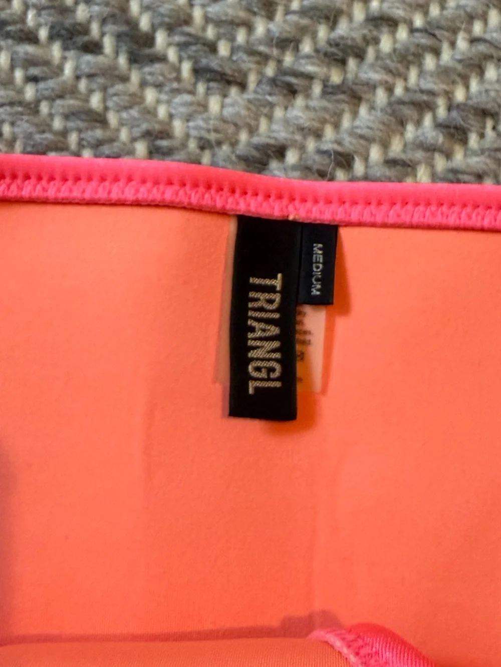 triangl swimwear Neon Pink Bottom